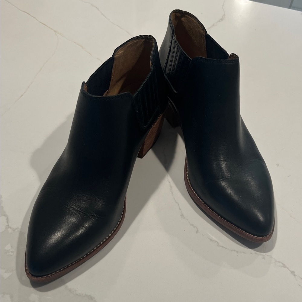 Madewell Black Leather Boots